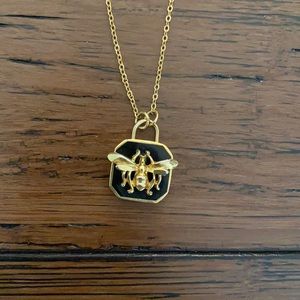 Gold Bee necklace